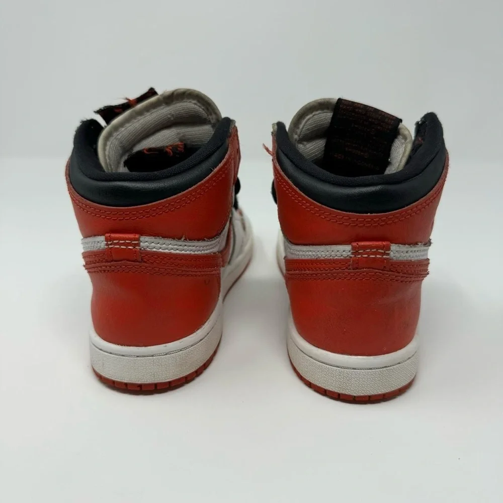 Nike Air Jordan 1 GS Retro OG Heritage Chicago Red White Sneakers 13C AQ2664-161 - Picture 6 of 8